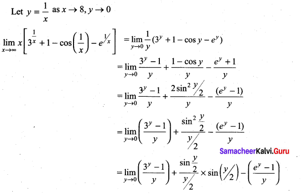 Samacheer Kalvi 11th Maths Solutions Chapter 9 Limits and Continuity Ex 9.4 37