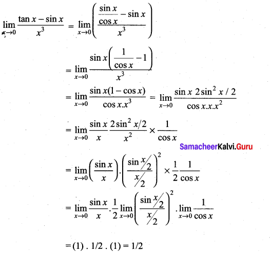 Samacheer Kalvi 11th Maths Solutions Chapter 9 Limits and Continuity Ex 9.4 61