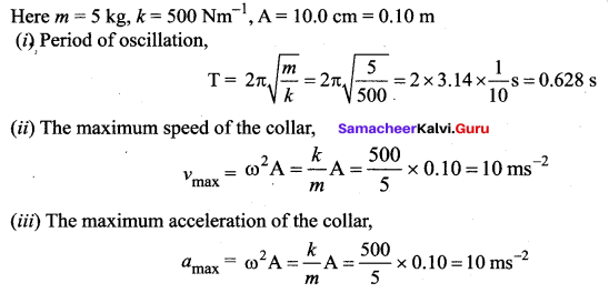 Samacheer Kalvi 11th Physics Solutions Chapter 10 Oscillations 153