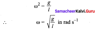 Samacheer Kalvi 11th Physics Solutions Chapter 10 Oscillations 50