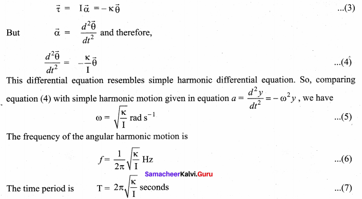 Samacheer Kalvi 11th Physics Solutions Chapter 10 Oscillations 65