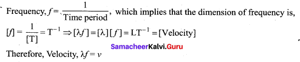 Samacheer Kalvi 11th Physics Solutions Chapter 11 Waves 19