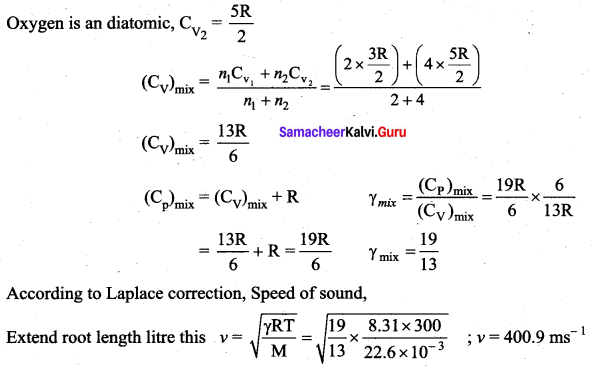 Samacheer Kalvi 11th Physics Solutions Chapter 11 Waves 976