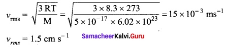Samacheer Kalvi 11th Physics Solutions Chapter 9 Kinetic Theory of Gases 87