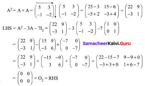 Samacheer Kalvi 12th Maths Solutions Chapter 1 Applications of Matrices and Determinants Ex 1.1 Q4