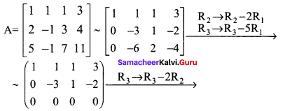 Samacheer Kalvi 12th Maths Solutions Chapter 1 Applications of Matrices and Determinants Ex 1.2 Q2.1
