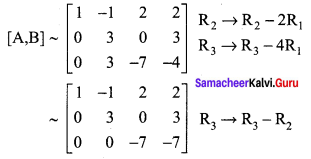 Samacheer Kalvi 12th Maths Solutions Chapter 1 Applications of Matrices and Determinants Ex 1.6 Q1.1