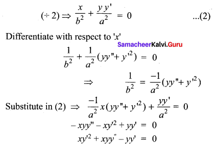 Samacheer Kalvi 12th Maths Solutions Chapter 10 Ordinary Differential Equations Ex 10.3 10