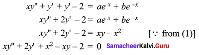 Samacheer Kalvi 12th Maths Solutions Chapter 10 Ordinary Differential Equations Ex 10.3 12