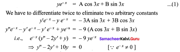 Samacheer Kalvi 12th Maths Solutions Chapter 10 Ordinary Differential Equations Ex 10.3 17
