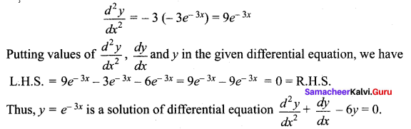 Samacheer Kalvi 12th Maths Solutions Chapter 10 Ordinary Differential Equations Ex 10.4 308