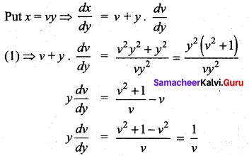 Samacheer Kalvi 12th Maths Solutions Chapter 10 Ordinary Differential Equations Ex 10.6 26