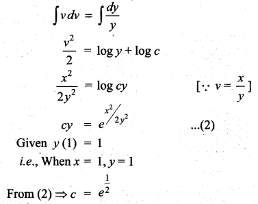 Samacheer Kalvi 12th Maths Solutions Chapter 10 Ordinary Differential Equations Ex 10.6 27