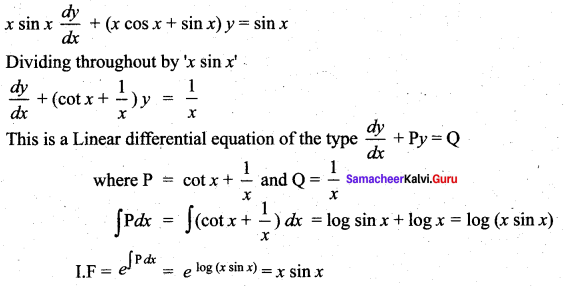 Samacheer Kalvi 12th Maths Solutions Chapter 10 Ordinary Differential Equations Ex 10.7 17