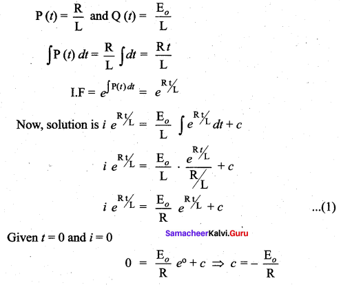 Samacheer Kalvi 12th Maths Solutions Chapter 10 Ordinary Differential Equations Ex 10.8 5