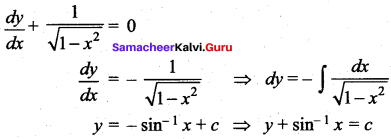 Samacheer Kalvi 12th Maths Solutions Chapter 10 Ordinary Differential Equations Ex 10.9 19