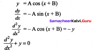 Samacheer Kalvi 12th Maths Solutions Chapter 10 Ordinary Differential Equations Ex 10.9 3