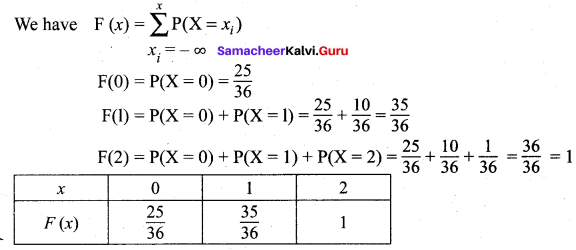 Samacheer Kalvi 12th Maths Solutions Chapter 11 Probability Distributions Ex 11.2 22