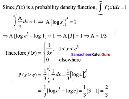 Samacheer Kalvi 12th Maths Solutions Chapter 11 Probability Distributions Ex 11.2 26