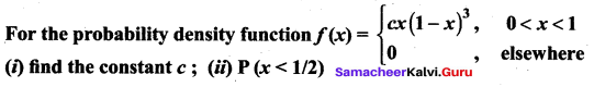 Samacheer Kalvi 12th Maths Solutions Chapter 11 Probability Distributions Ex 11.3 21