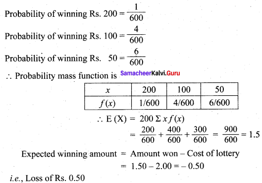 Samacheer Kalvi 12th Maths Solutions Chapter 11 Probability Distributions Ex 11.4 23