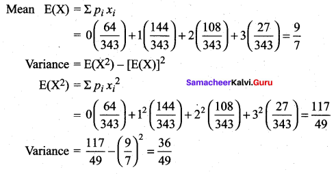Samacheer Kalvi 12th Maths Solutions Chapter 11 Probability Distributions Ex 11.4 26