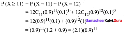 Samacheer Kalvi 12th Maths Solutions Chapter 11 Probability Distributions Ex 11.5 14