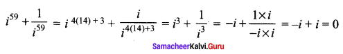 Samacheer Kalvi 12th Maths Solutions Chapter 2 Complex Numbers Ex 2.1 Q4