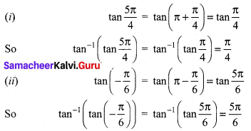 Samacheer Kalvi 12th Maths Solutions Chapter 4 Inverse Trigonometric Functions Ex 4.3 Q2