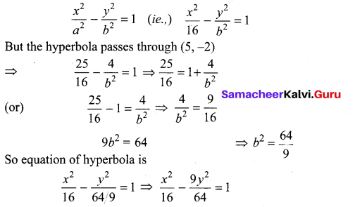 Samacheer Kalvi 12th Maths Solutions Chapter 5 Two Dimensional Analytical Geometry - II Ex 5.2 6