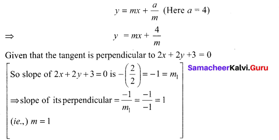 Samacheer Kalvi 12th Maths Solutions Chapter 5 Two Dimensional Analytical Geometry - II Ex 5.4 2