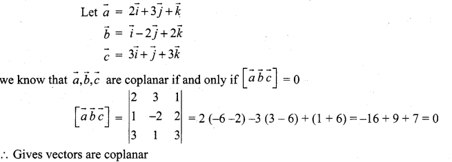 Samacheer Kalvi 12th Maths Solutions Chapter 6 Applications of Vector Algebra Ex 6.2 10