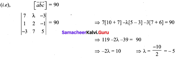Samacheer Kalvi 12th Maths Solutions Chapter 6 Applications of Vector Algebra Ex 6.2 6