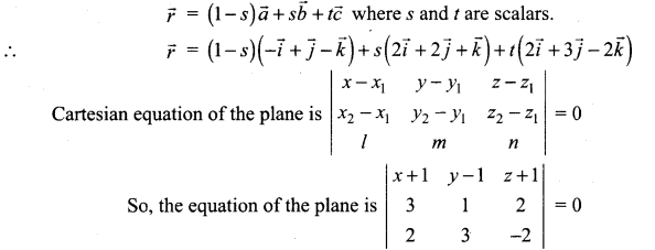 Samacheer Kalvi 12th Maths Solutions Chapter 6 Applications of Vector Algebra Ex 6.7 17