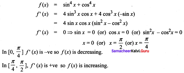 Samacheer Kalvi 12th Maths Solutions Chapter 7 Applications of Differential Calculus Ex 7.10 20