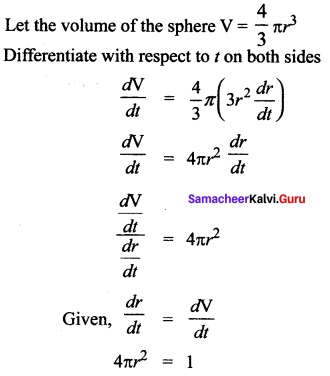 Samacheer Kalvi 12th Maths Solutions Chapter 7 Applications of Differential Calculus Ex 7.10 41