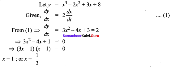 Samacheer Kalvi 12th Maths Solutions Chapter 7 Applications of Differential Calculus Ex 7.10 43