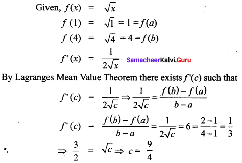 Samacheer Kalvi 12th Maths Solutions Chapter 7 Applications of Differential Calculus Ex 7.10 49