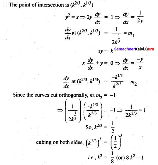 Samacheer Kalvi 12th Maths Solutions Chapter 7 Applications of Differential Calculus Ex 7.2 34