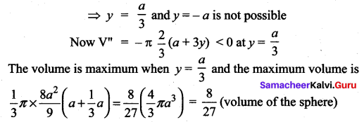 Samacheer Kalvi 12th Maths Solutions Chapter 7 Applications of Differential Calculus Ex 7.8 64