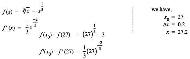 Samacheer Kalvi 12th Maths Solutions Chapter 8 Differentials and Partial Derivatives Ex 8.1 1