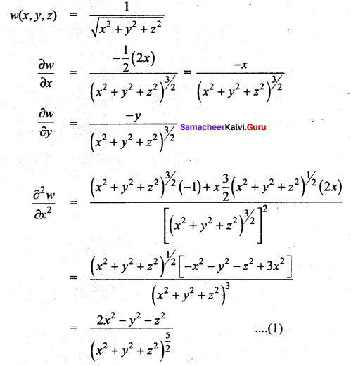 Samacheer Kalvi 12th Maths Solutions Chapter 8 Differentials and Partial Derivatives Ex 8.4 20