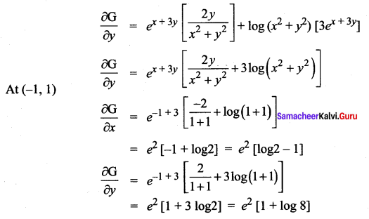 Samacheer Kalvi 12th Maths Solutions Chapter 8 Differentials and Partial Derivatives Ex 8.4 5