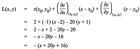 Samacheer Kalvi 12th Maths Solutions Chapter 8 Differentials and Partial Derivatives Ex 8.5 3