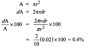 Samacheer Kalvi 12th Maths Solutions Chapter 8 Differentials and Partial Derivatives Ex 8.8 1