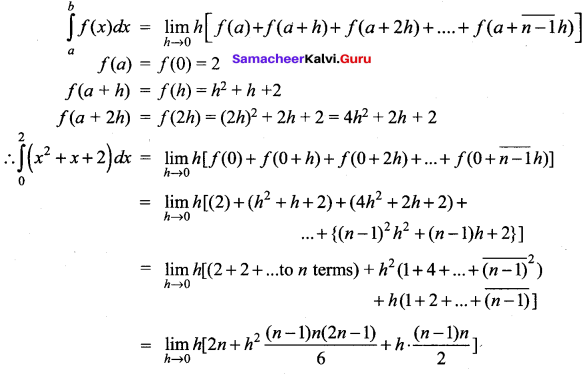 Samacheer Kalvi 12th Maths Solutions Chapter 9 Applications of Integration Ex 9.2 12