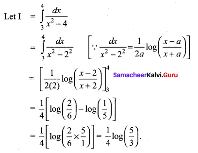 Samacheer Kalvi 12th Maths Solutions Chapter 9 Applications of Integration Ex 9.3 2