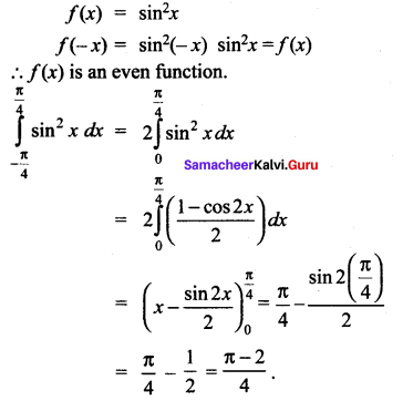 Samacheer Kalvi 12th Maths Solutions Chapter 9 Applications of Integration Ex 9.3 22