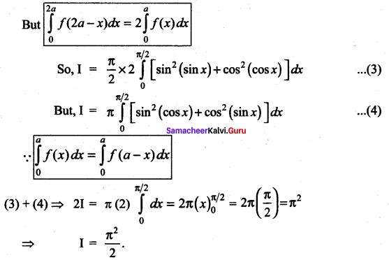 Samacheer Kalvi 12th Maths Solutions Chapter 9 Applications of Integration Ex 9.3 455
