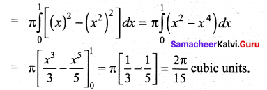 Samacheer Kalvi 12th Maths Solutions Chapter 9 Applications of Integration Ex 9.9 6